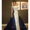 Egypt Glitter Crystal Beaded Elegant Sexu Back Open Evening Dresses for ladies